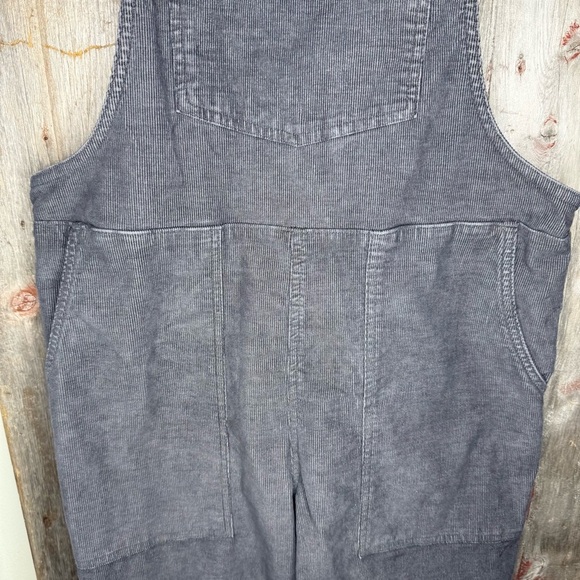 AERIE Werk & Play Gray Corduroy Overalls Size S - Picture 4 of 12